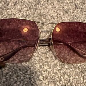 Givenchy silver Frame Sunglasses Lenses